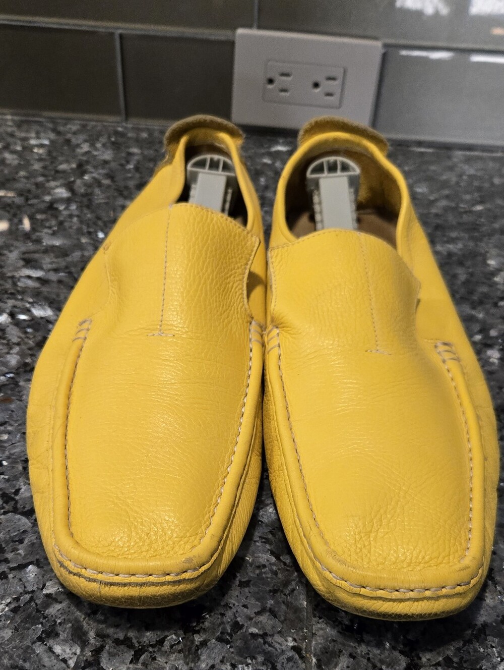 Well-Loved & Full of Character: Men's Impulse Loafers (Yellow) – Size 13